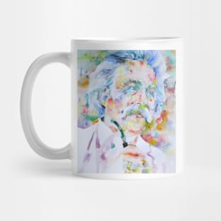 MARK TWAIN watercolor portrait .1 Mug